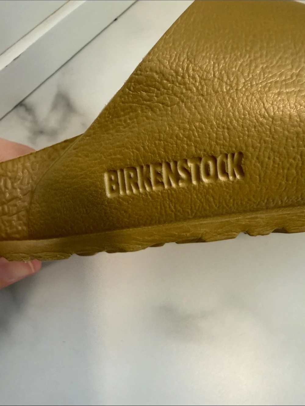 Birkenstock Arizona EVA in Glamour Gold Girls Size 29